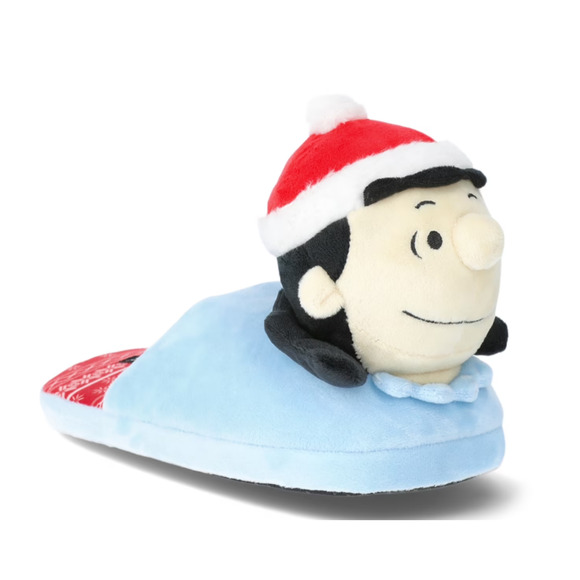Peanuts Family Christmas 3D Scuff Slippers Women’s Size 7/8 Snoopy Holiday Gift - Picture 12 of 12